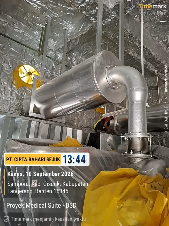 Inspeksi Jalur Pemipaan & Peredam Suara Attenuator